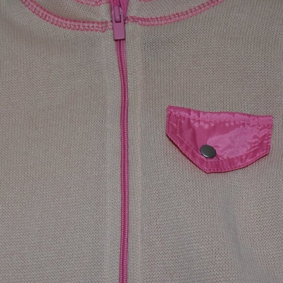 Eddie Bauer One Piece Pink Winter Baby Romper Size 6-9 M - Picture 4 of 8